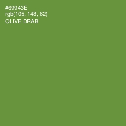 #69943E - Olive Drab Color Image